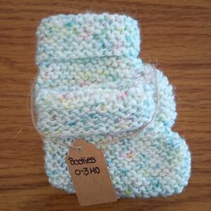 Handmade Multicolor Baby Booties